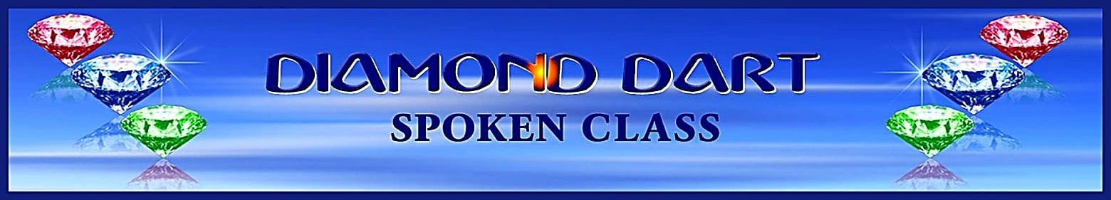 Diamond Dart Spoken English Logo